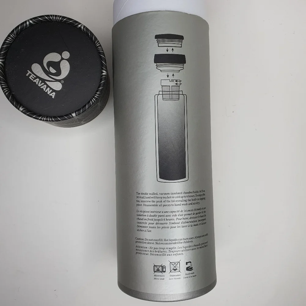 Teavana Tumbler - NEW in original Gift Box plus FREE GIFT - Picture 7 of 7